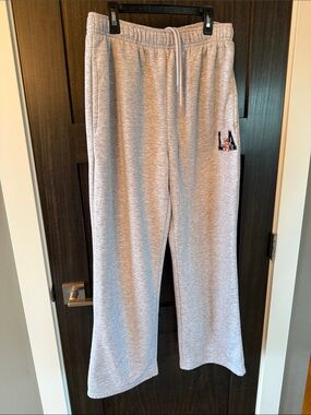 Light Gray Women's Lounge Pajama Pants with Elastic Waist